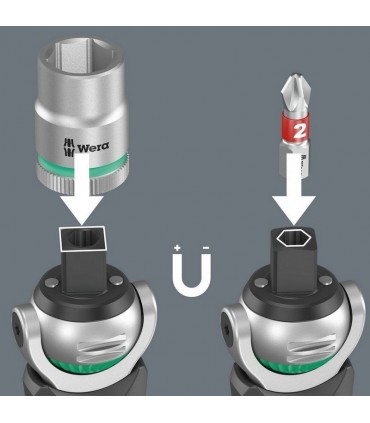 Wera 8009 Zyklop 3/8" Cırcır Bits Seti 05004280001