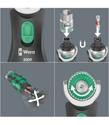 Wera 8009 Zyklop 3/8" Cırcır Bits Seti 05004280001