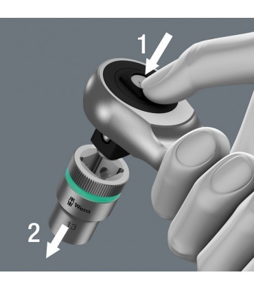 Wera 8003 A Zyklop Metal Cırcır 1/4" Sürücü 05004003001