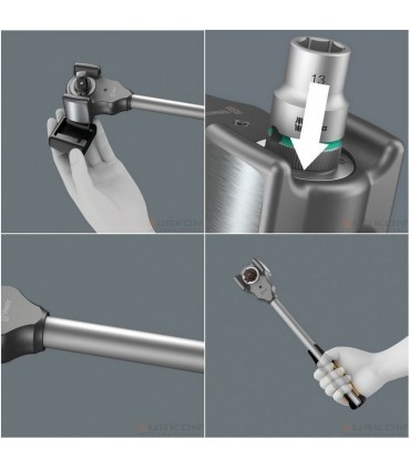 Wera 8002 C Koloss Çekiç İşlevli Cırcır Kol Seti 05133862001