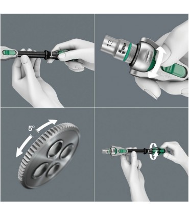 Wera 8000 B Zyklop Cırcır 3/8" Sürücü 05003550001