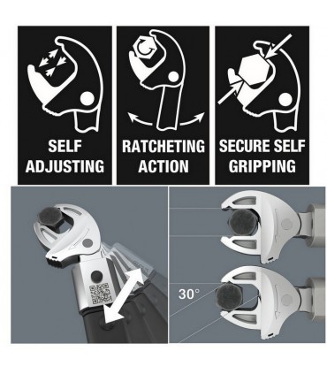 Wera 7880 Joker XL Açık Ağız Kendinden Ayarlı 14x18mm Geçmeli Tork Ucu 19-24mm 05020172001