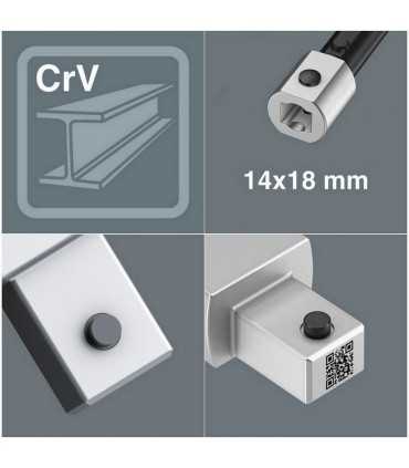 Wera 7880 Joker L Açık Ağız Kendinden Ayarlı 14x18mm Geçmeli Tork Ucu 16-19mm 05020171001