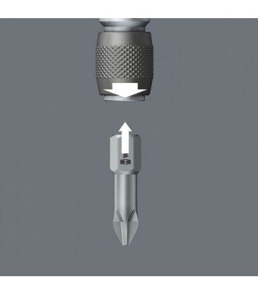 Wera 784 A/1 1/4" Kare Soketli Bits Tutucu 30mm 05042750001