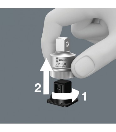 Wera 781 B/A 3/8" - 1/4" Lokma Çevirici 27mm 05042672001