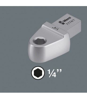 Wera 7774/1 Geçmeli Bits Tutuculu Tork Ucu 9x12mm 1/4" 05078640001