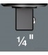 Wera 7772A Geçmeli Yön Tekerli Cırcırlı Tork Ucu 9x12mm 1/4" 05078635001