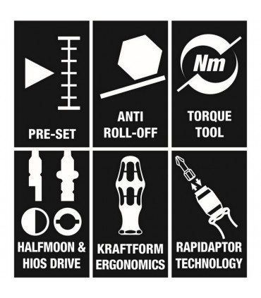 Wera 7455 ESD 0.1-0.34Nm Önayarlı Torklu Tornavida 05074826010