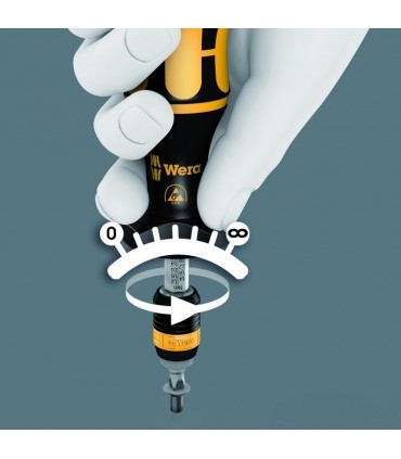 Wera 7446 ESD 11,0-29,0 in.lbs Torklu Tornavida 05074734001