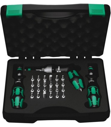 Wera 7445 7446 7447 in.lbs. Torklu Tornavida Set 05350451001