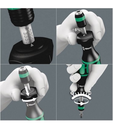 Wera 7445 7446 7447 in.lbs. Torklu Tornavida Set 05350451001