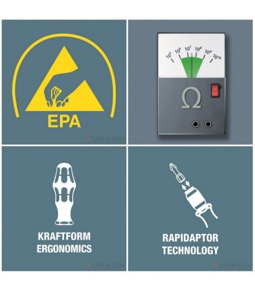 Wera 7440 ESD 0,3-1,2Nm Torklu Tornavida 05074730001