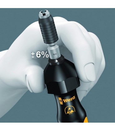 Wera 7435 ESD Ayarlanabilir Torklu Tornavida 0.1-0.34Nm 05074786001