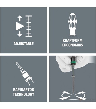 Wera 7430 Tork Ayarlı Tornavida 0.1-0.34Nm 05074770001
