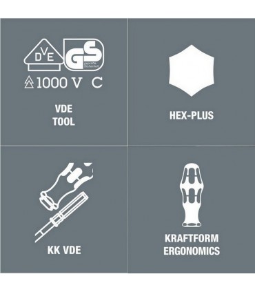 Wera 65iS VDE Geçmeli Tornavida Ucu 154mm PZ/S1 05003447001