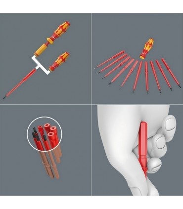 Wera 60i SB VDE Geçmeli Tornavida Ucu 154mm Düz 0,5x3mm 05004401001