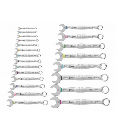 Wera 6003 Joker Yıldız Açık Ağız Kombine Anahtar Set 22P 05020232001