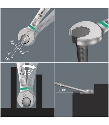 Wera 6003 Joker Yıldız Açık Ağız Kombine Anahtar 1/4" 05020220001