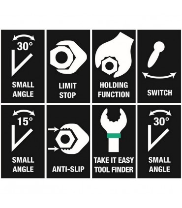 Wera 6001 Joker Switch Cırcırlı Yıldız Açık Ağız Kombine Anahtar 5/16" 05020075001