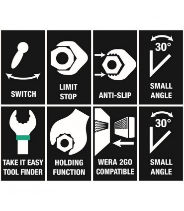 Wera 6001 Joker Switch Cırcırlı Yıldız Açık Ağız Kombine Anahtar 11mm 05020066001