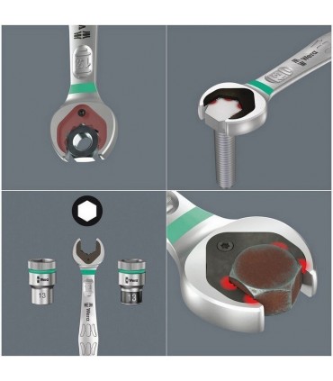 Wera 6000 Joker Cırcırlı Yıldız Açık Ağız Kombine Anahtar 12mm 05073272001