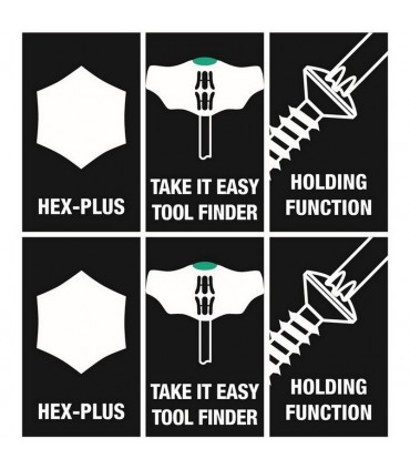 Wera 467/7 HF 2 Torx T Tornavida Set 7P 05023456001