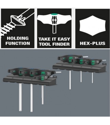 Wera 454 HF HexPlus T Tornavida Seti 7li 05023450001