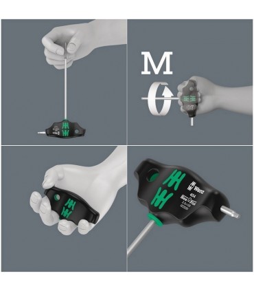 Wera 454 HF HexPlus T Tornavida 150mm 5/64" 05023356001