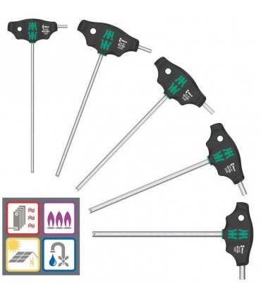 Wera 454/5 HF 1 SHK HexPlus T Tornavida Set 5P 05136070001