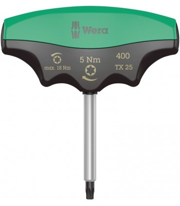 Wera 400 Torx Sabit Torklu T Tornavida 5Nm TX25 05005091001
