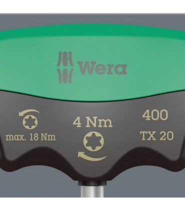 Wera 400 Torx Sabit Torklu T Tornavida 4Nm TX20 05005090001