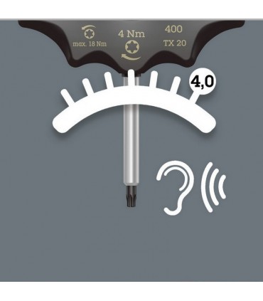 Wera 400 Torx Sabit Torklu T Tornavida 4Nm TX20 05005090001