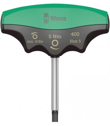 Wera 400 Sabit Torklu T Tornavida 5Nm Hex 5mm 05005081001