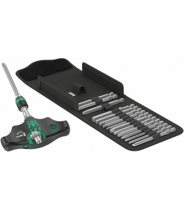 Wera 400 RA KF Kompakt Rapidaptor Cırcırlı T Tornavida Set 1 05023471001