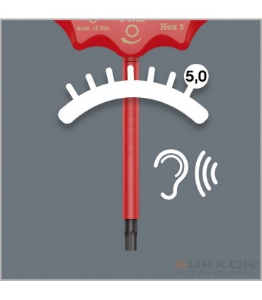 Wera 400i VDE Sabit Torklu T Tornavida 5Nm Hexplus 5mm 05004981001