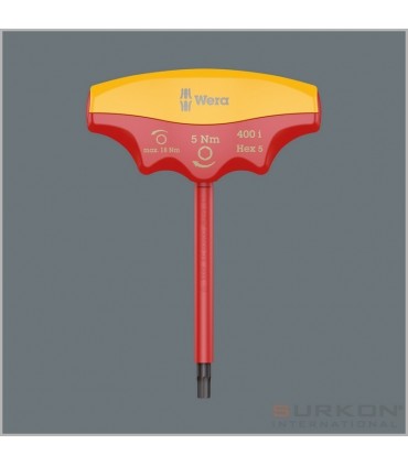 Wera 400i VDE Sabit Torklu T Tornavida 5Nm Hexplus 4mm 05004980001