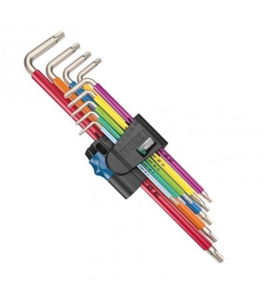 Wera 3967/9 SXL HF Torx Renkli Allen Anahtar Seti 05022689001