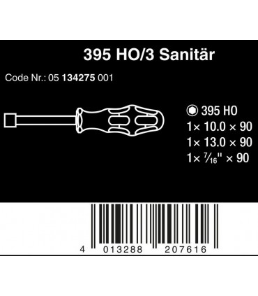 Wera 395 HO/3 Lokmabaş Tornavida Set 3lü 05134275001