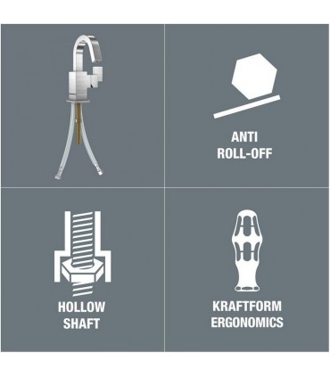 Wera 395 HO/3 Lokmabaş Tornavida Set 3lü 05134275001