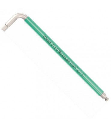 Wera 3950 SPKL Renkli Alyan Anahtar Topbaş HexPlus 1/4" 05022856001