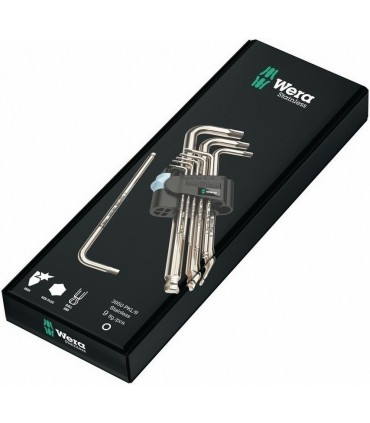 Wera 3950/9 PKL SB Hexplus Topbaş Alyan Anahtar Seti 1 05073544001