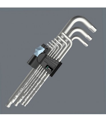 Wera 3950/9 PKL Hexplus Topbaş Alyan Anahtar Seti 1 05022720001