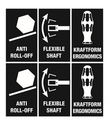 Wera 391 Esnek Şaftlı Lokmabaş Tornavida 6x167mm 05028148001