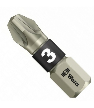 Wera 3855/1 TS Pozidriv Bits PZ3x25mm 05071022001