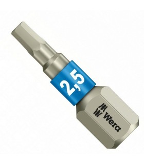 Wera 3840/1 Z SB HexPlus Bits 2.5x25mm 05071072001