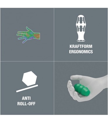 Wera 367 Kraftform Torx Tornavida 60mm TX6 05028001001