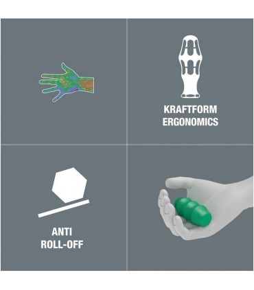 Wera 367 Kraftform Torx Tornavida 130mm TX40 05028020001