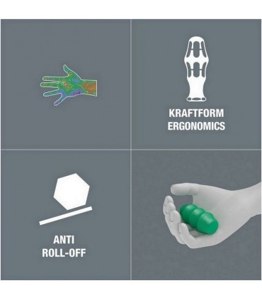 Wera 367 Kraftform Torx Tornavida 100mm TX20 05028010001