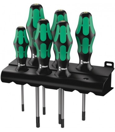 Wera 367/6 Delikli Torx BO Tornavida Set 6P 05138250001