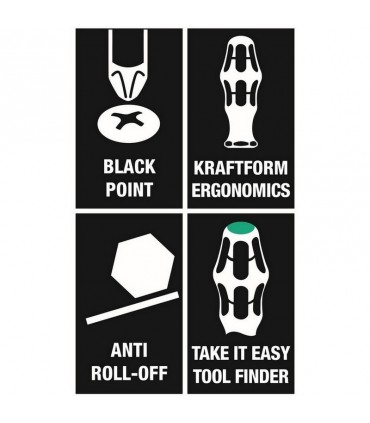 Wera 367/6 Delikli Torx BO Tornavida Set 6P 05138250001